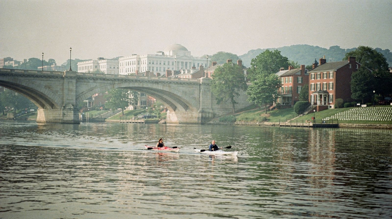 Georgetown's Waterfront in an Afternoon